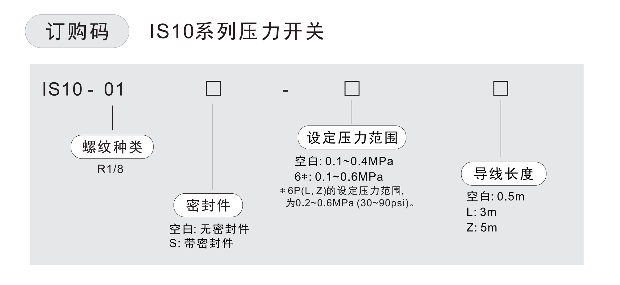 IS10系列-订购码